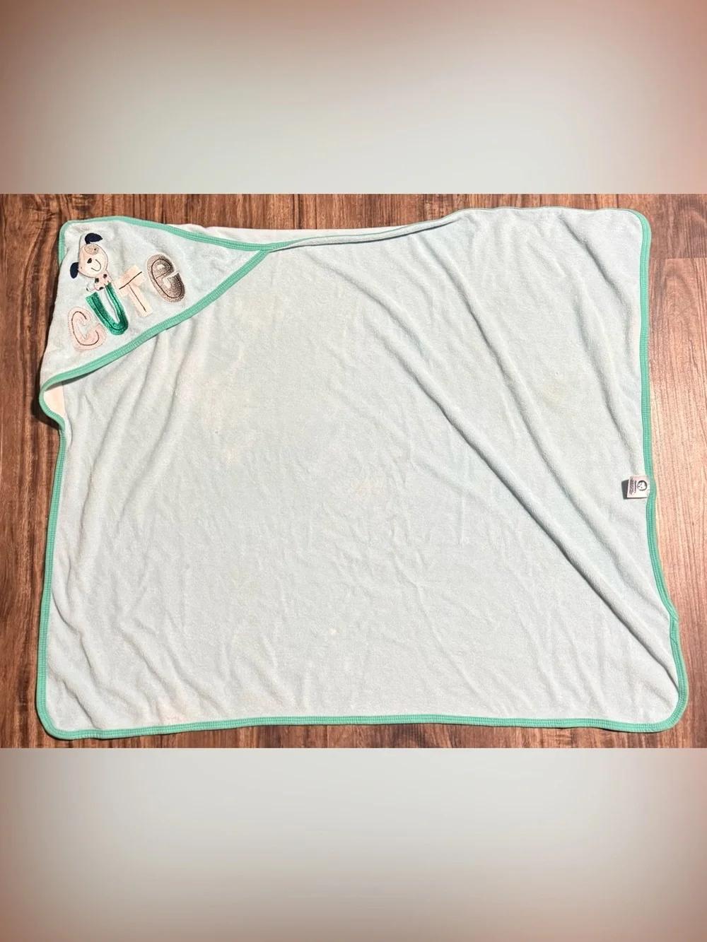 8 Baby Infant Bath Towels Hooded Cotton Blends Boys Unisex Blues Neutrals